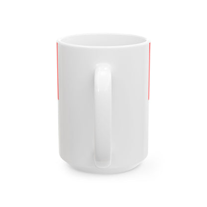 HUN Lovasbereny zaszlo (Hungary) White Coffee Mug-Go Mug Yourself