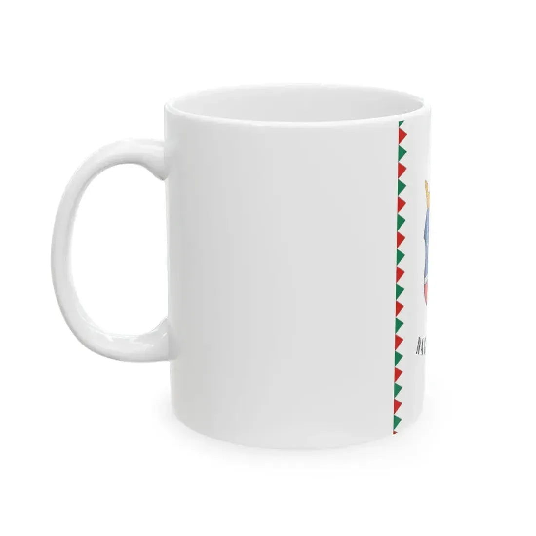HUN Nagyszenas zaszlo (Hungary) White Coffee Mug - Go Mug Yourself