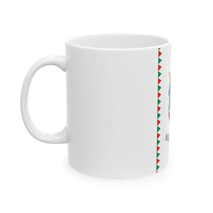 HUN Nagyszenas zaszlo (Hungary) White Coffee Mug - Go Mug Yourself