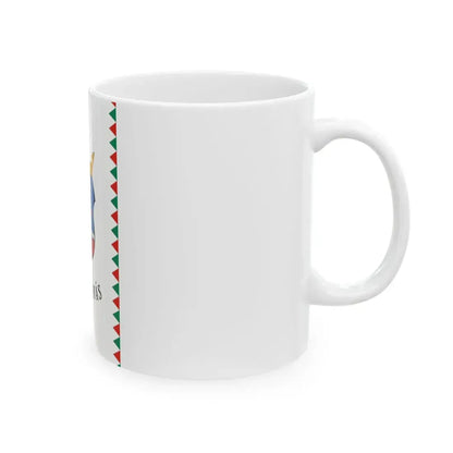HUN Nagyszenas zaszlo (Hungary) White Coffee Mug - Go Mug Yourself