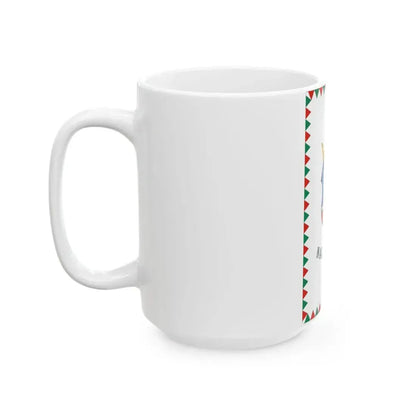 HUN Nagyszenas zaszlo (Hungary) White Coffee Mug - Go Mug Yourself