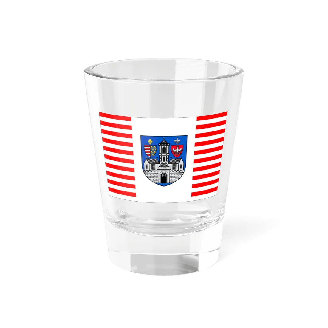 HUN Obuda flag (Hungary) Shot Glass 1.5oz 1.5oz - Go Mug Yourself