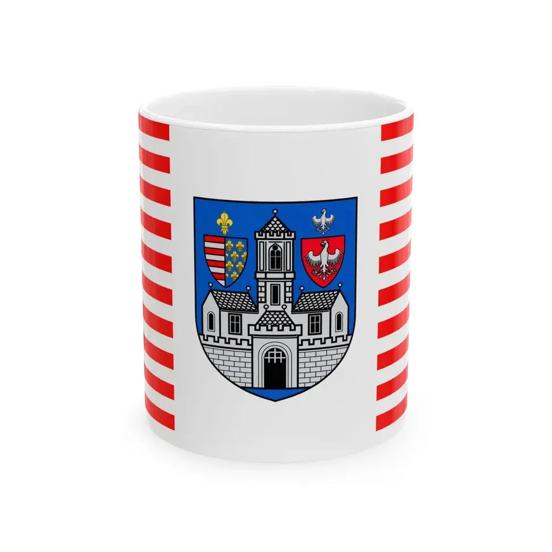HUN Obuda flag (Hungary) White Coffee Mug 11oz - Go Mug Yourself