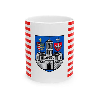 HUN Obuda flag (Hungary) White Coffee Mug 11oz - Go Mug Yourself