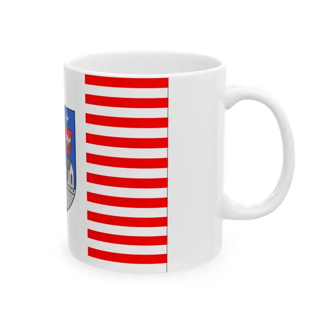 HUN Obuda flag (Hungary) White Coffee Mug - Go Mug Yourself