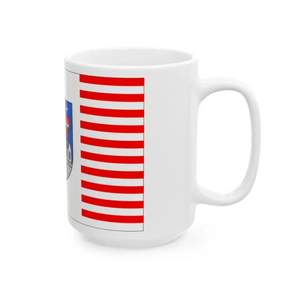 HUN Obuda flag (Hungary) White Coffee Mug - Go Mug Yourself