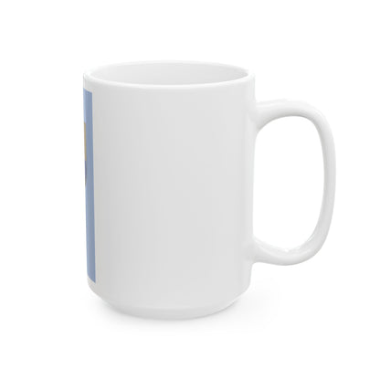 HUN Pecs flag 1974-1989 (Hungary) White Coffee Mug-Go Mug Yourself