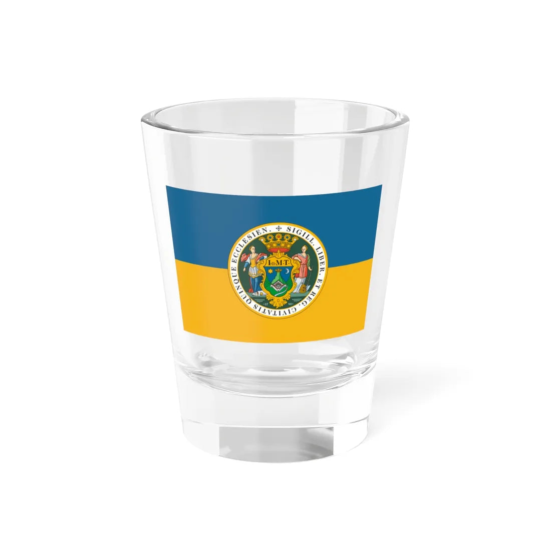 HUN Pecs flag (Hungary) Shot Glass 1.5oz 1.5oz - Go Mug Yourself