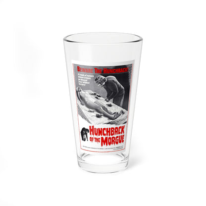 HUNCHBACK OF THE MORGUE 1973 Movie Poster - Pint Glass 16oz-16oz-Go Mug Yourself