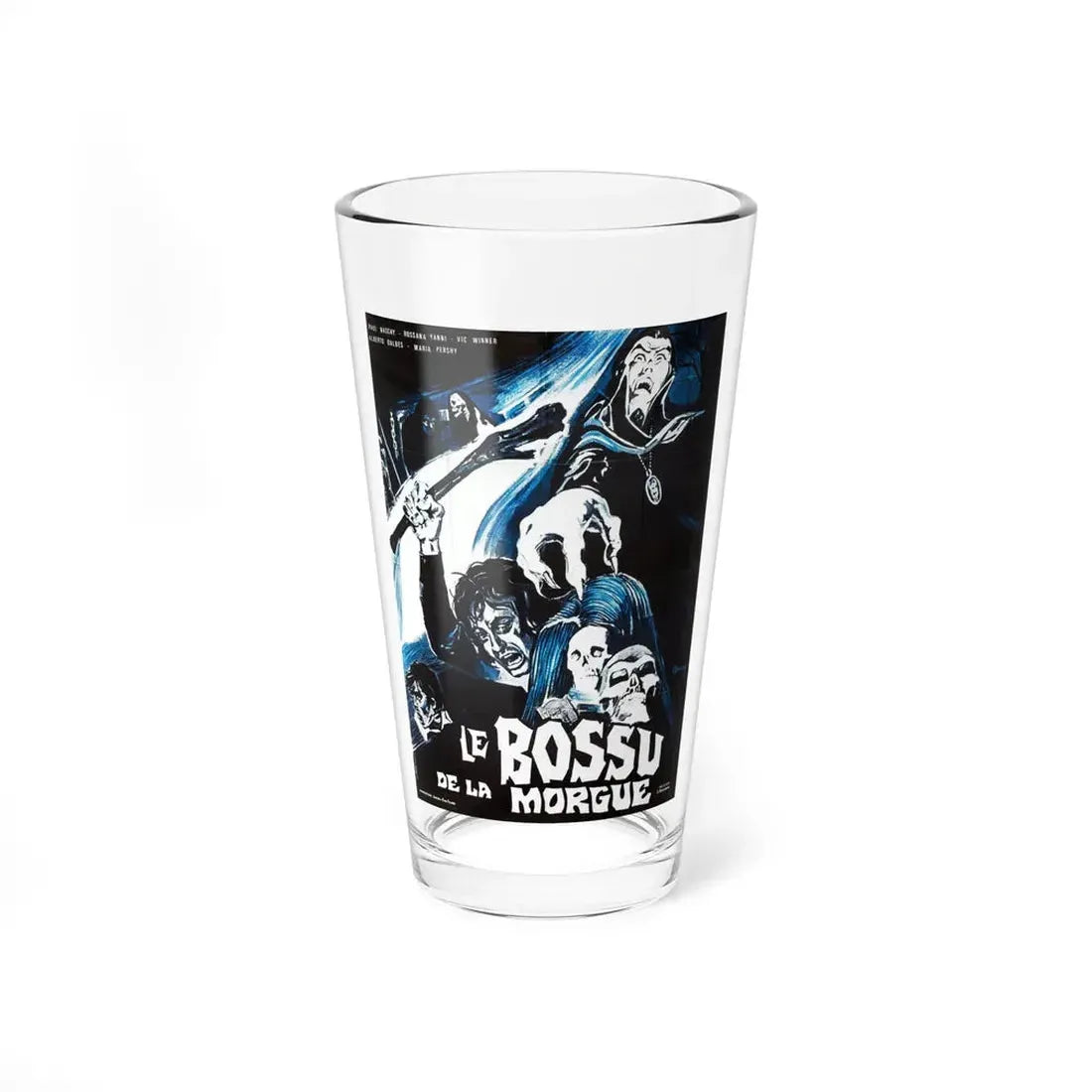 HUNCHBACK OF THE MORGUE (FRENCH) 1973 Movie Poster - Pint Glass 16oz 16oz - Go Mug Yourself