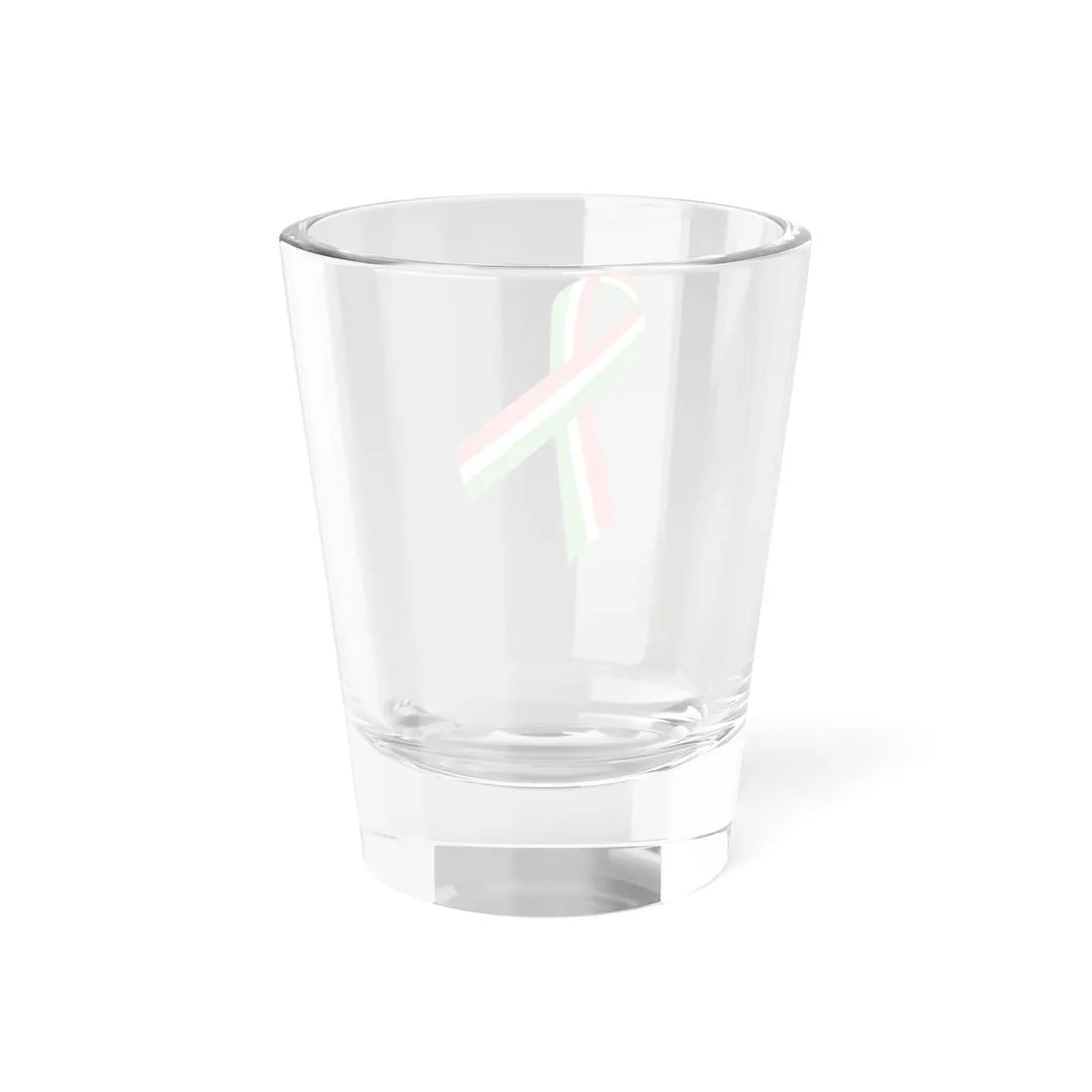 Hungary and Tajikistan ribbon (Tajikistan) Shot Glass 1.5oz - Go Mug Yourself