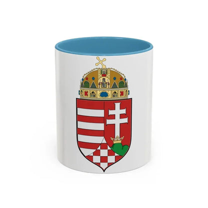 Hungary Country History (1916) - Accent Coffee Mug 11oz Light Blue - Go Mug Yourself