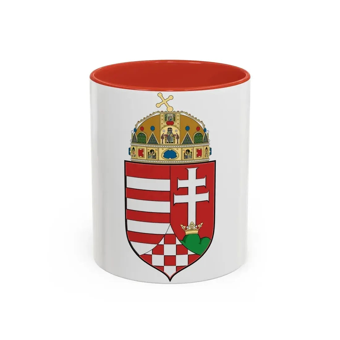 Hungary Country History (1916) - Accent Coffee Mug 11oz Red - Go Mug Yourself