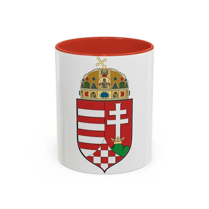 Hungary Country History (1916) - Accent Coffee Mug 11oz Red - Go Mug Yourself