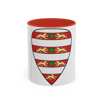 Hungary Country History Andrew II (1205-1235) - Accent Coffee Mug 11oz Red - Go Mug Yourself