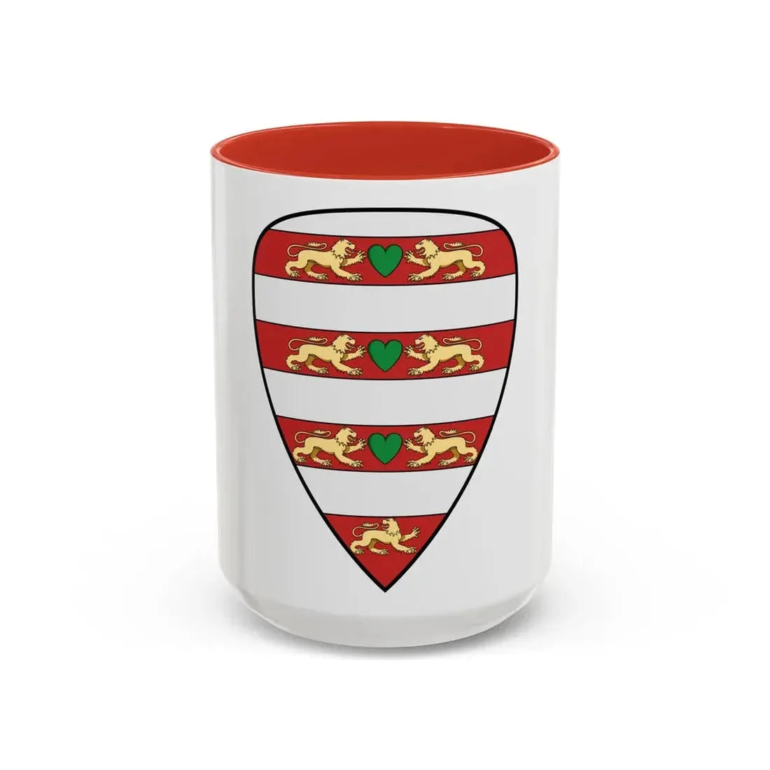 Hungary Country History Andrew II (1205-1235) - Accent Coffee Mug 15oz Red - Go Mug Yourself
