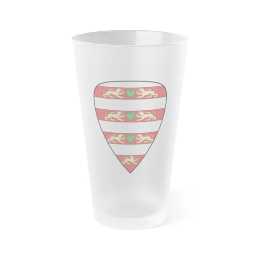 Hungary Country History Andrew II (1205-1235) - Frosted Pint Glass 16oz-16oz-Frosted-Go Mug Yourself