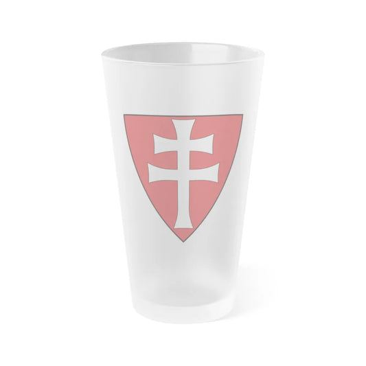 Hungary Country History Bela III (1172-1196) - Frosted Pint Glass 16oz-16oz-Frosted-Go Mug Yourself