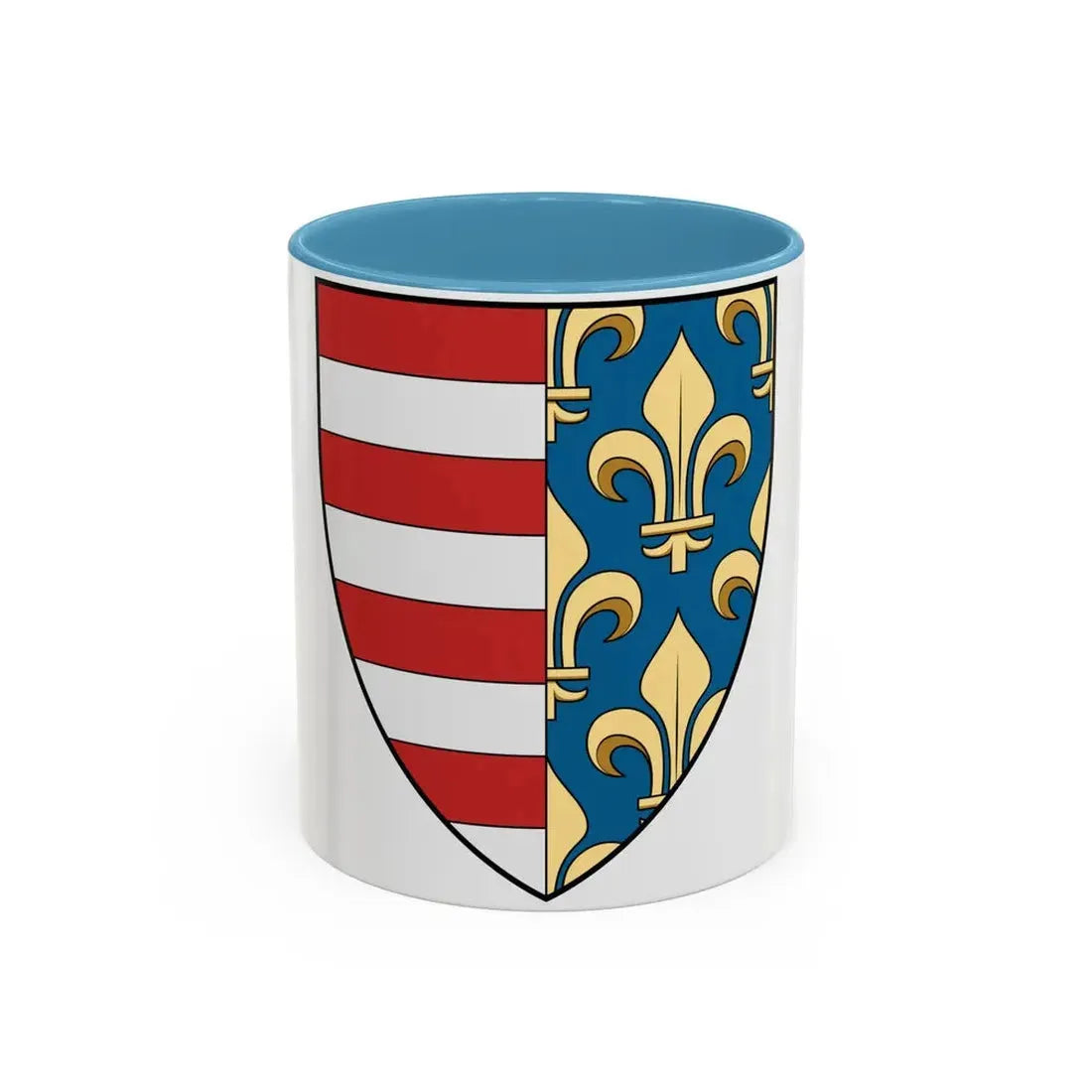 Hungary Country History Charles I (1310-1342) - Accent Coffee Mug 11oz Light Blue - Go Mug Yourself