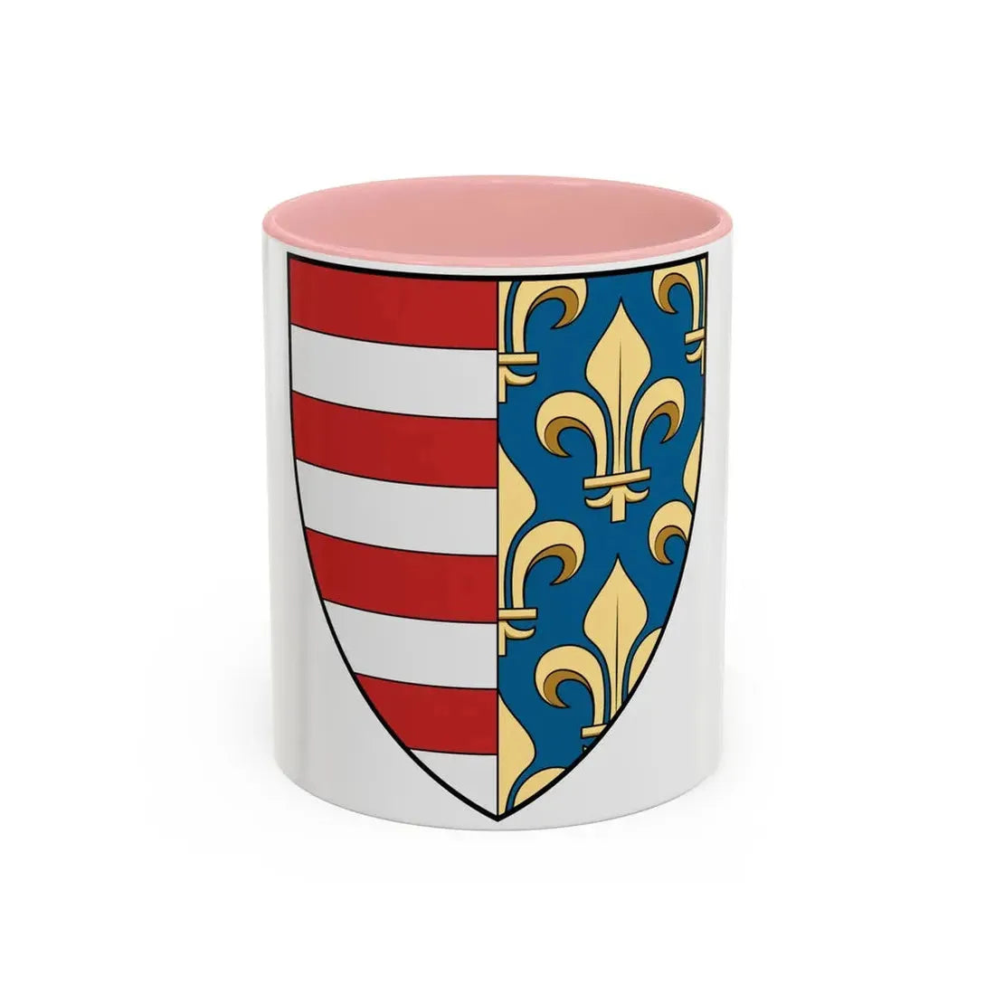 Hungary Country History Charles I (1310-1342) - Accent Coffee Mug 11oz Pink - Go Mug Yourself