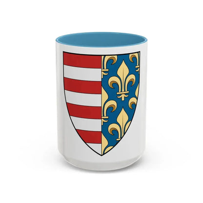 Hungary Country History Charles I (1310-1342) - Accent Coffee Mug 15oz Light Blue - Go Mug Yourself