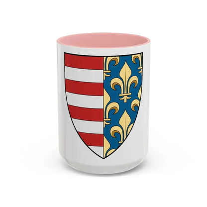 Hungary Country History Charles I (1310-1342) - Accent Coffee Mug 15oz Pink - Go Mug Yourself