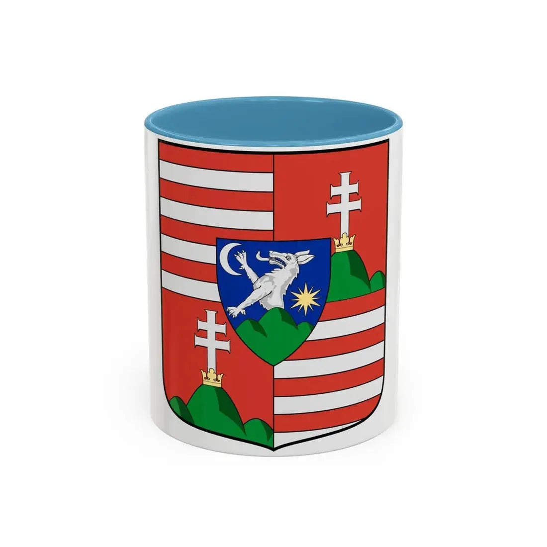 Hungary Country History John I of Hungary (Szapolyai) (1526-1540) - Accent Coffee Mug 11oz Light Blue - Go Mug Yourself