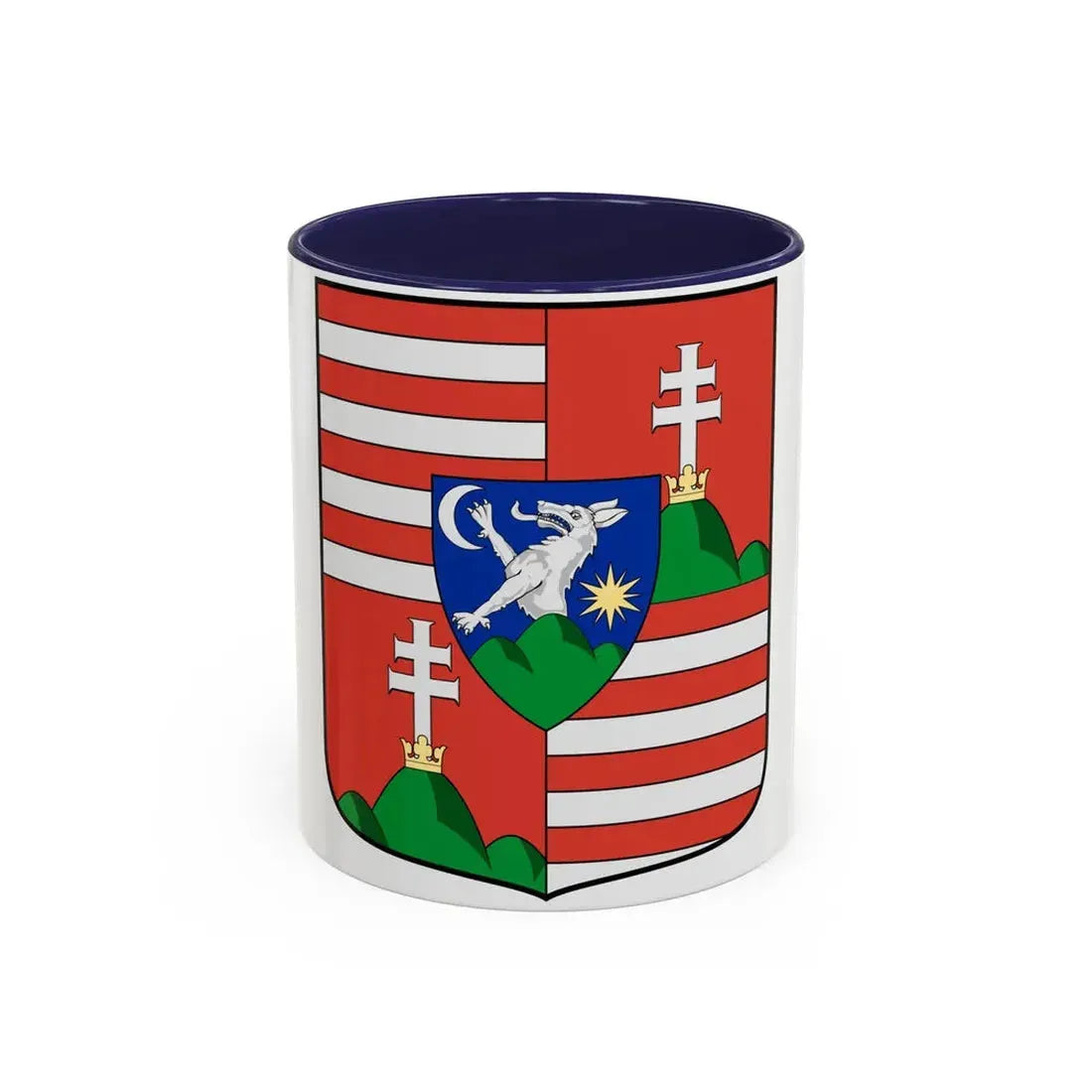 Hungary Country History John I of Hungary (Szapolyai) (1526-1540) - Accent Coffee Mug 11oz Navy - Go Mug Yourself