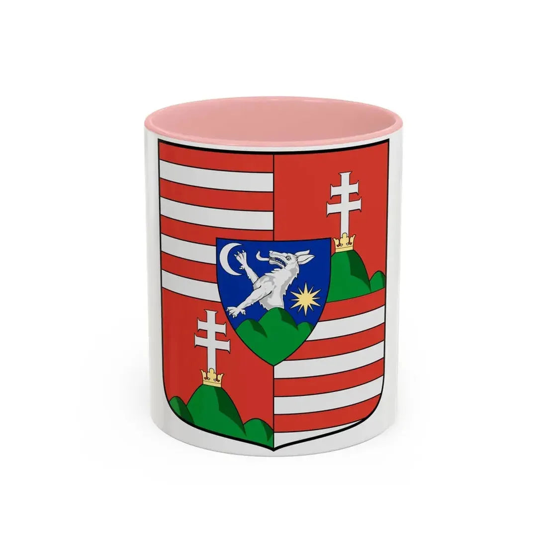Hungary Country History John I of Hungary (Szapolyai) (1526-1540) - Accent Coffee Mug 11oz Pink - Go Mug Yourself