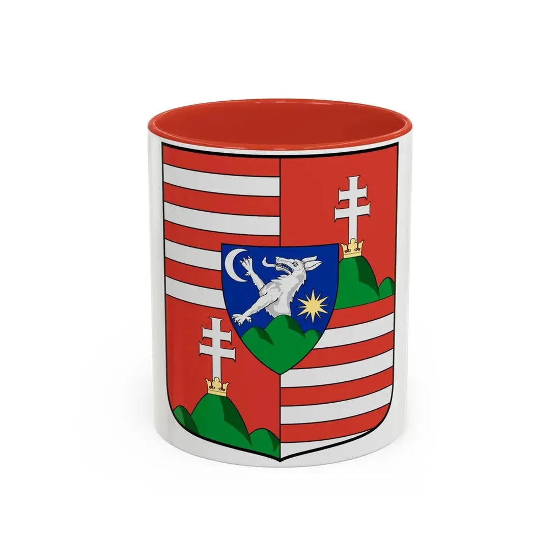 Hungary Country History John I of Hungary (Szapolyai) (1526-1540) - Accent Coffee Mug 11oz Red - Go Mug Yourself