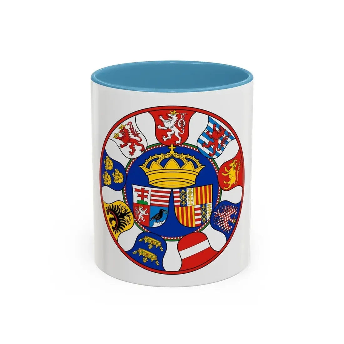 Hungary Country History Mathias Corvinus (1458-1490) - Accent Coffee Mug 11oz Light Blue - Go Mug Yourself