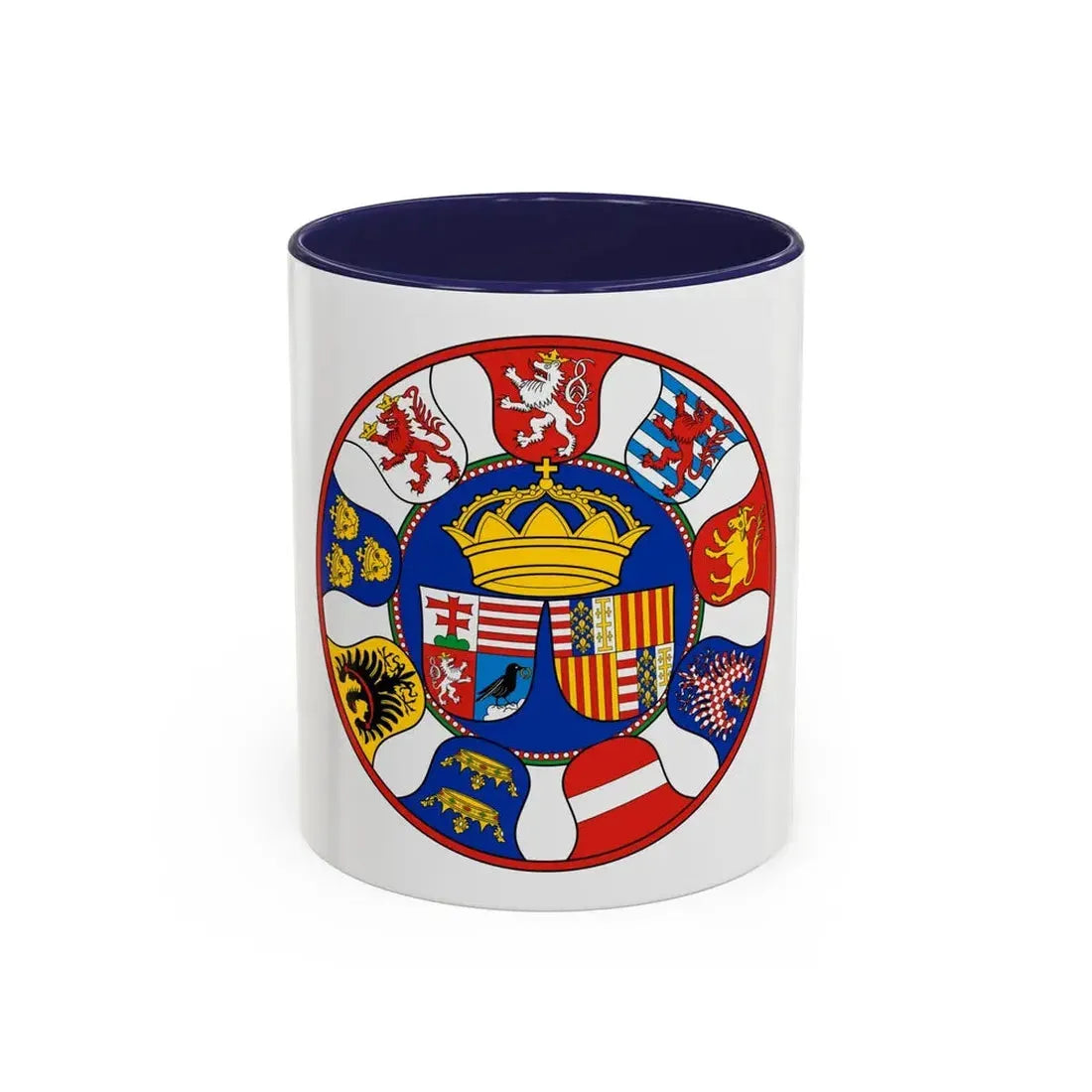Hungary Country History Mathias Corvinus (1458-1490) - Accent Coffee Mug 11oz Navy - Go Mug Yourself