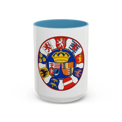 Hungary Country History Mathias Corvinus (1458-1490) - Accent Coffee Mug 15oz Light Blue - Go Mug Yourself