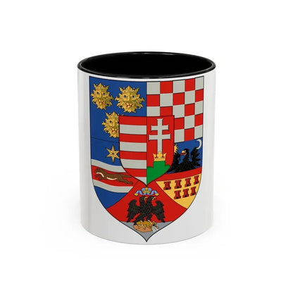 Hungary Country History Mid (1867) - Accent Coffee Mug 11oz Black - Go Mug Yourself