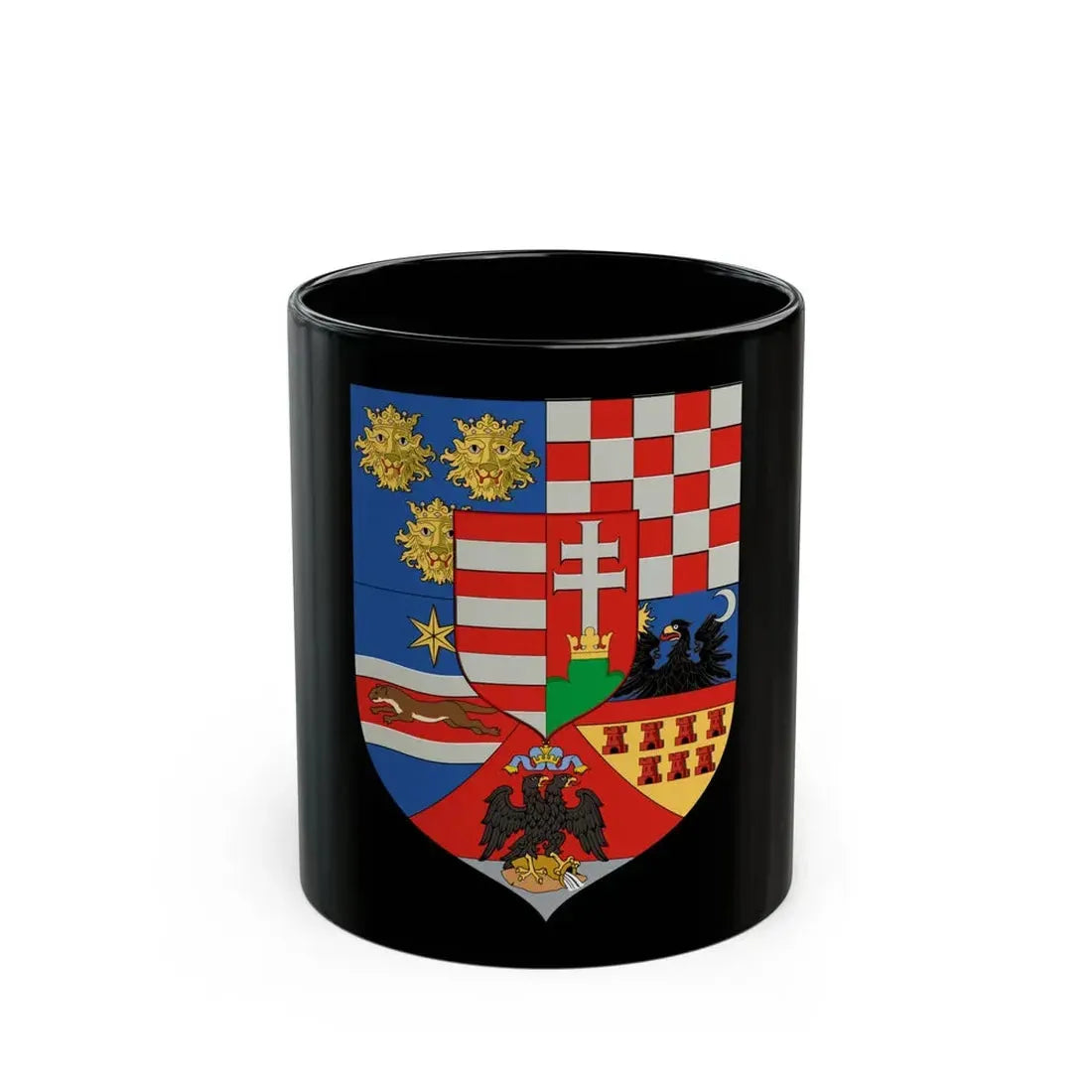 Hungary Country History Mid (1867) - Black Coffee Mug 11oz - Go Mug Yourself