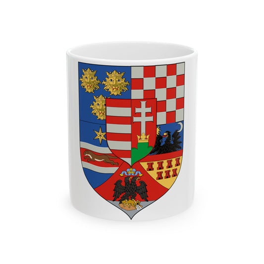 Hungary Country History Mid (1867) - White Coffee Mug-11oz-Go Mug Yourself