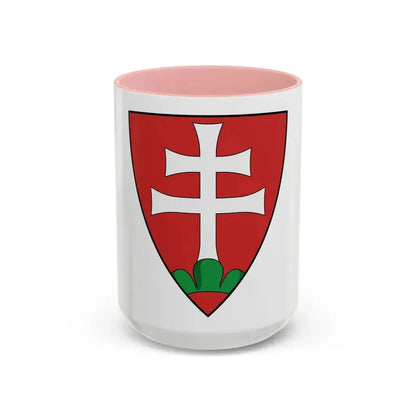 Hungary Country History Venczel (1301-1305) - Accent Coffee Mug 15oz Pink - Go Mug Yourself