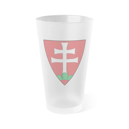 Hungary Country History Venczel (1301-1305) - Frosted Pint Glass 16oz-16oz-Frosted-Go Mug Yourself