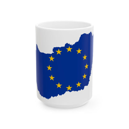 Hungary EU (Hungary) White Coffee Mug-15oz-Go Mug Yourself