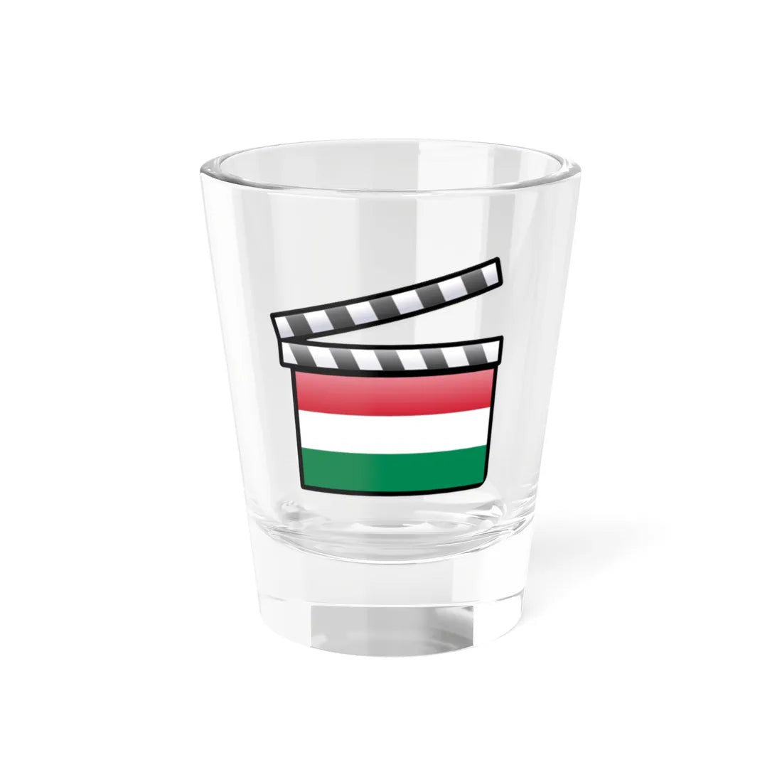 Hungary film clapperboard (Hungary) Shot Glass 1.5oz 1.5oz - Go Mug Yourself