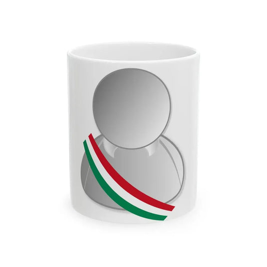 Hungary politic personality icon (Hungary) White Coffee Mug 11oz - Go Mug Yourself