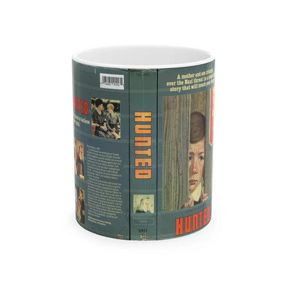 HUNTED NAZIPLOITATION (VHS COVER) - White Coffee Mug-11oz-Go Mug Yourself