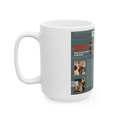 HUNTED NAZIPLOITATION (VHS COVER) - White Coffee Mug-Go Mug Yourself