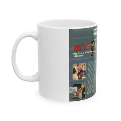 HUNTED NAZIPLOITATION (VHS COVER) - White Coffee Mug-Go Mug Yourself