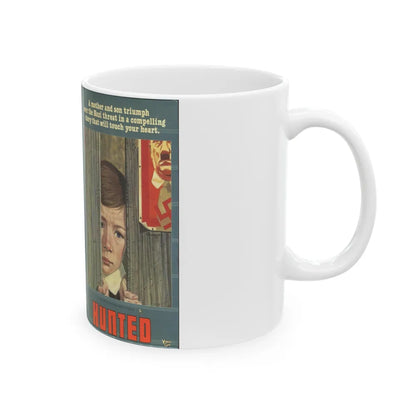 HUNTED NAZIPLOITATION (VHS COVER) - White Coffee Mug-Go Mug Yourself