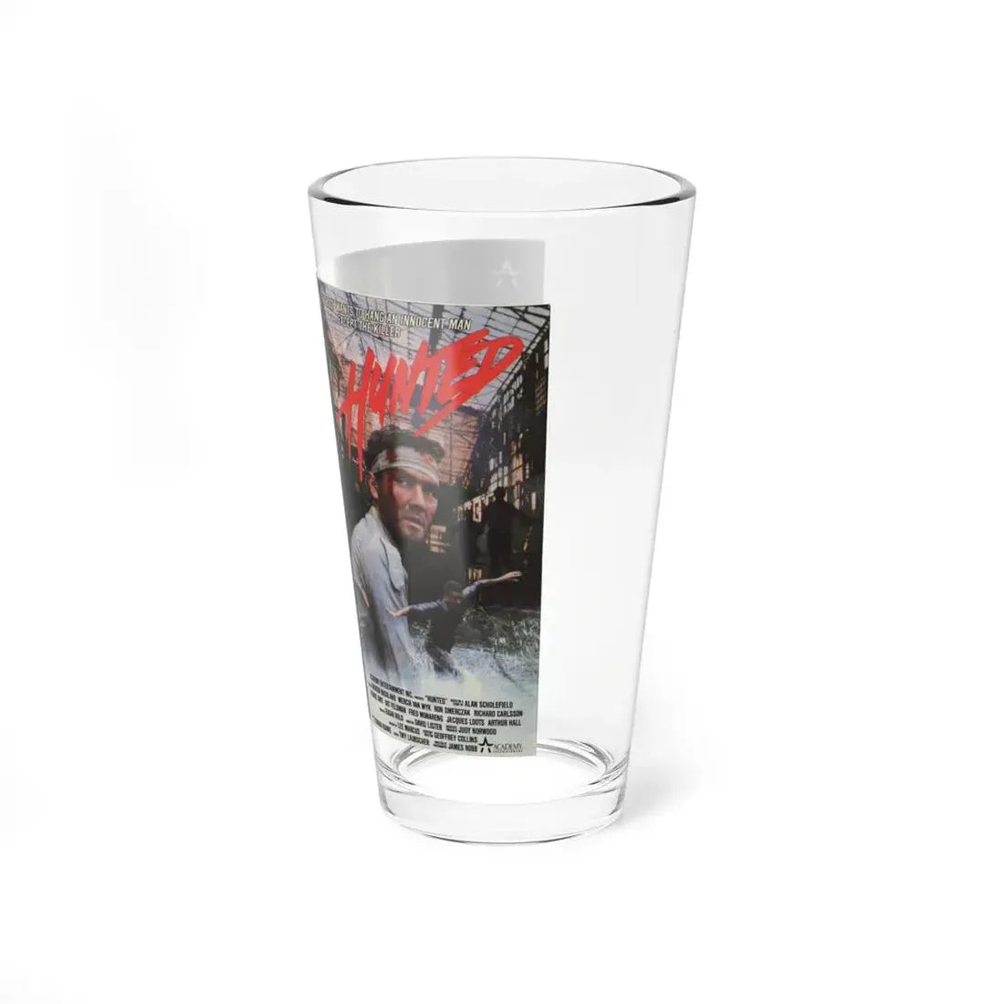 HUNTED (VHS COVER) Pint Glass 16oz - Go Mug Yourself