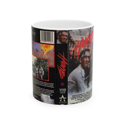 HUNTED (VHS COVER) - White Coffee Mug 11oz - Go Mug Yourself