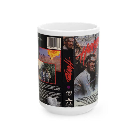 HUNTED (VHS COVER) - White Coffee Mug-15oz-Go Mug Yourself