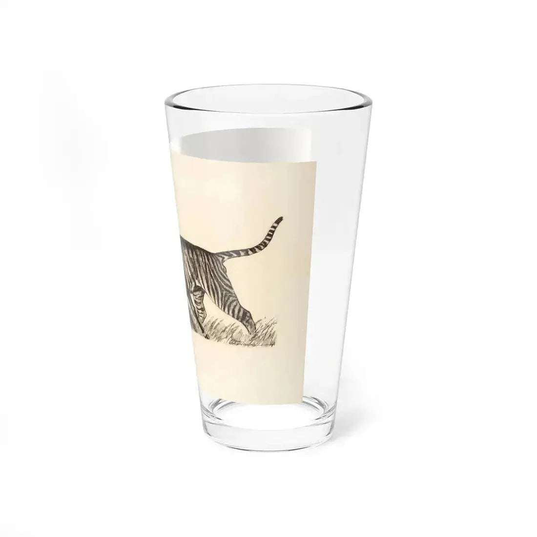 Hunter's Choice, Trapped, and Other Wildlife Illustration 1 - Pint Glass 16oz - Go Mug Yourself