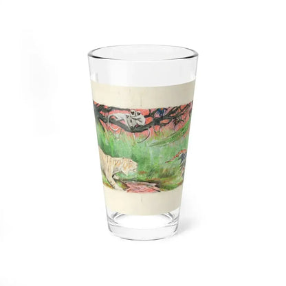 Hunter's Choice, Trapped, and Other Wildlife Illustration 2 - Pint Glass 16oz 16oz - Go Mug Yourself